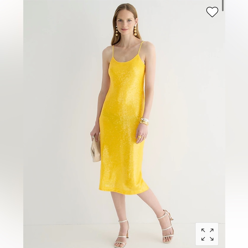J. Crew Sequin Gwyneth slip dress